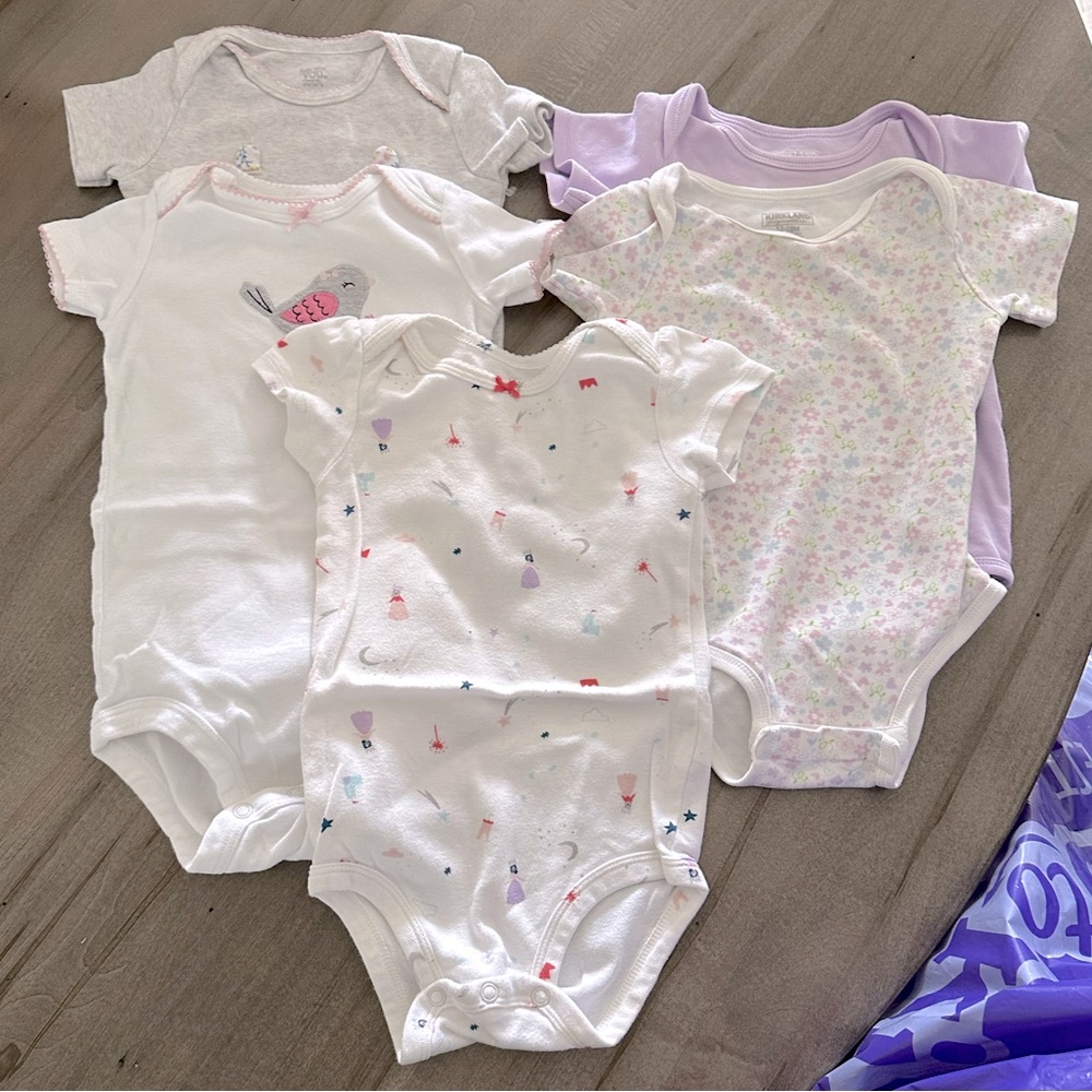 Bundle of Baby Girl Onsies